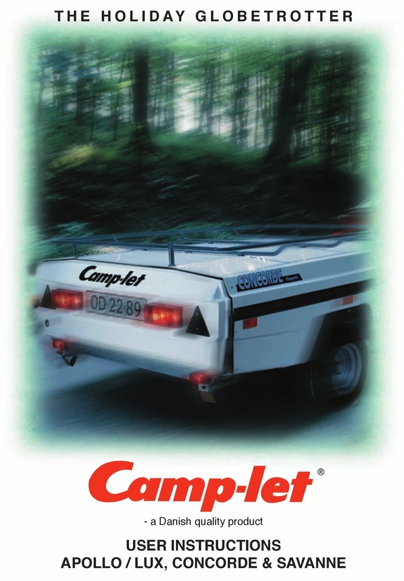 Camp-let APOLLO / LUX Manuel utilisateur