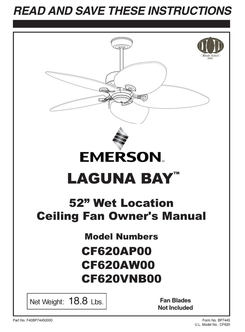 Emerson CF620AP00 Manuel utilisateur
