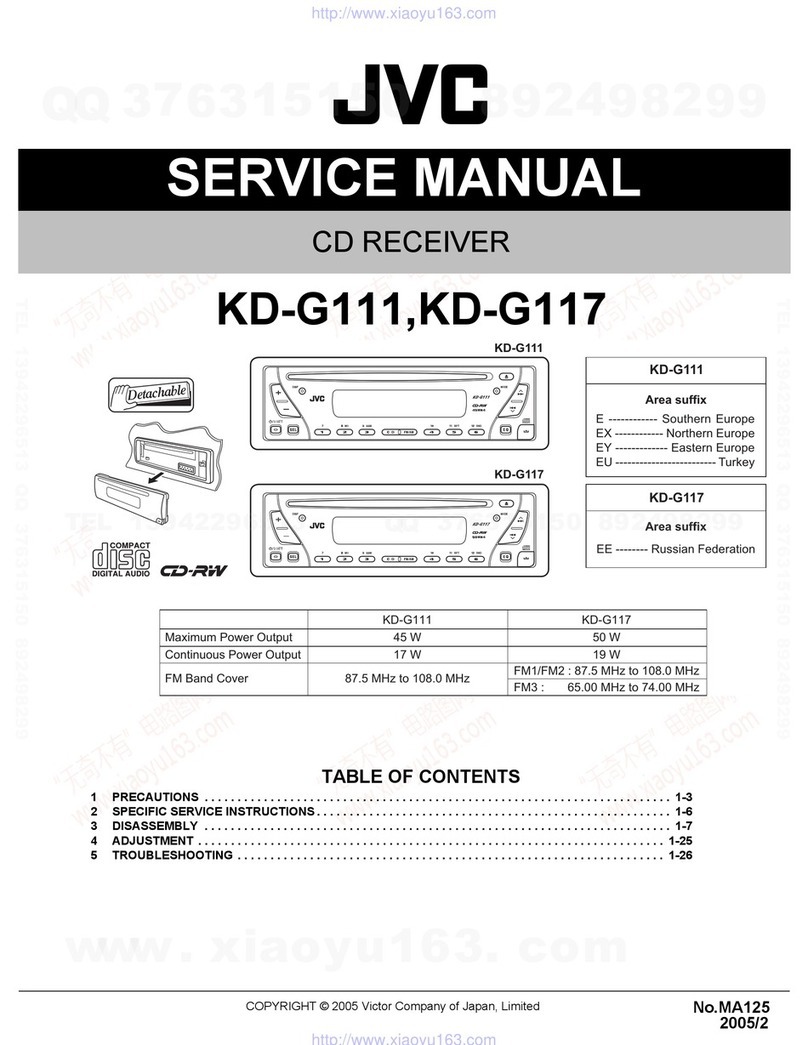JVC KD-G111 Manuel utilisateur