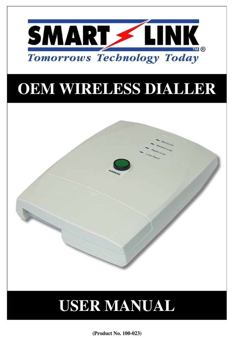 Smartlink OEM WIRELESS DIALLER Manuel utilisateur