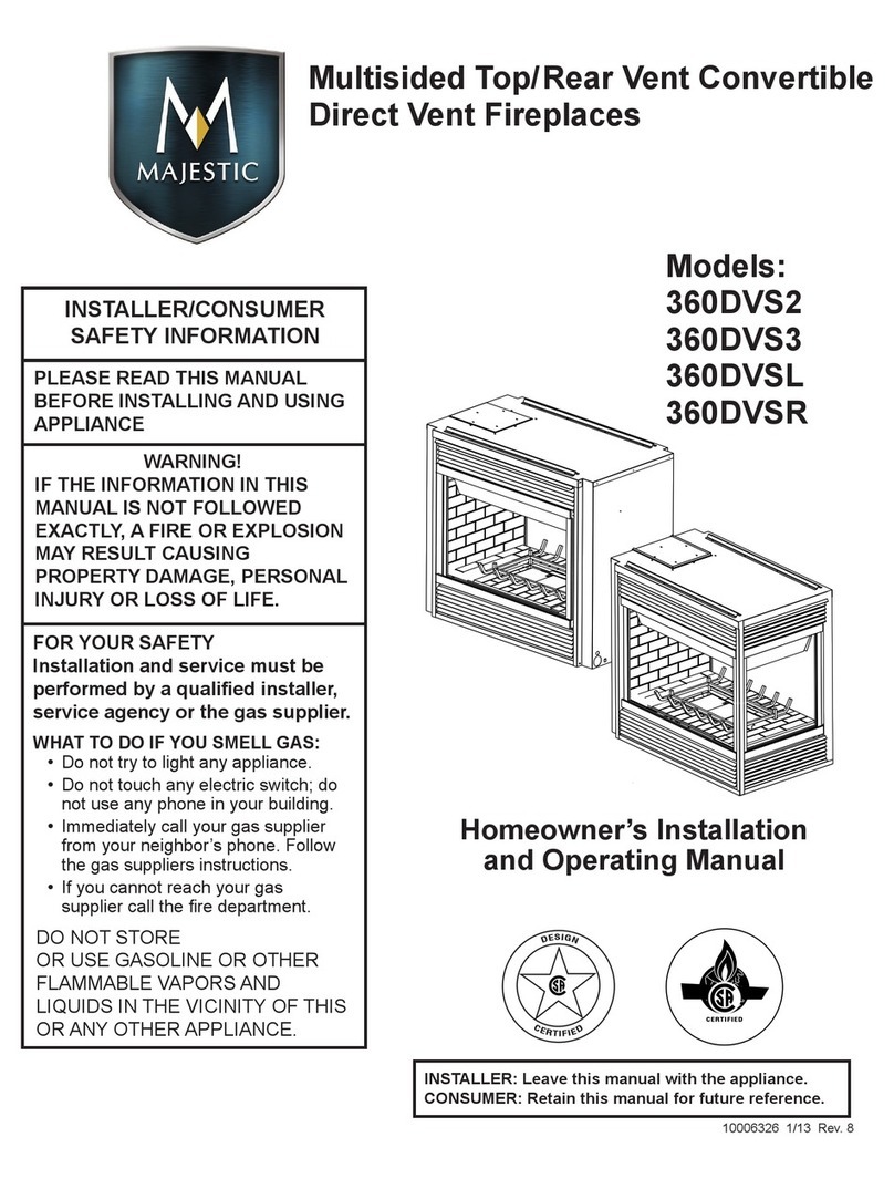 Majestic 360DVS2 Instructions de montage