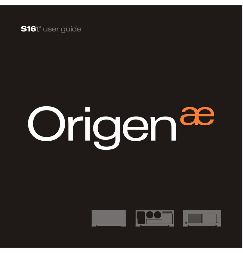 Origen ae S16T Manuel utilisateur Origen ae S16T Manuel utilisateur