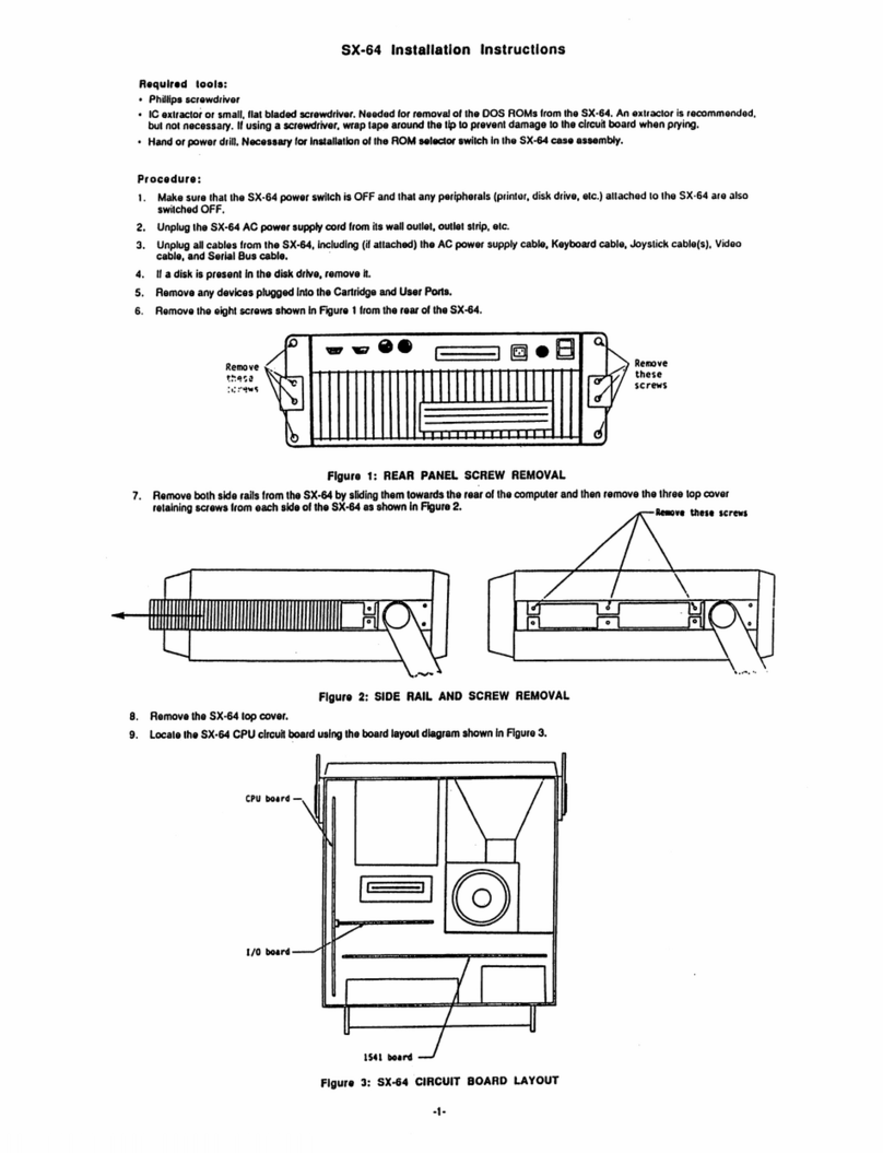 Commodore SX-64 Manuel utilisateur Commodore SX-64 Manuel utilisateur