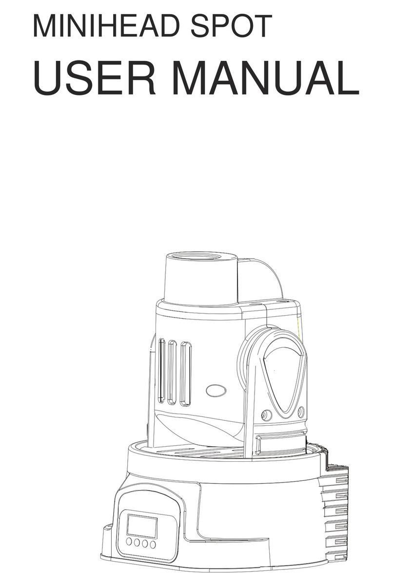 Invision Led Minihead Spot Manuel utilisateur Invision Led Minihead Spot Manuel utilisateur