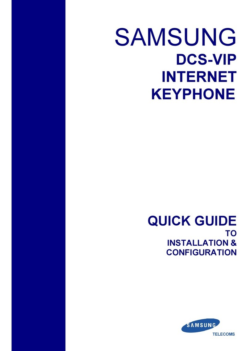 Samsung DCS-VIP Manuel utilisateur