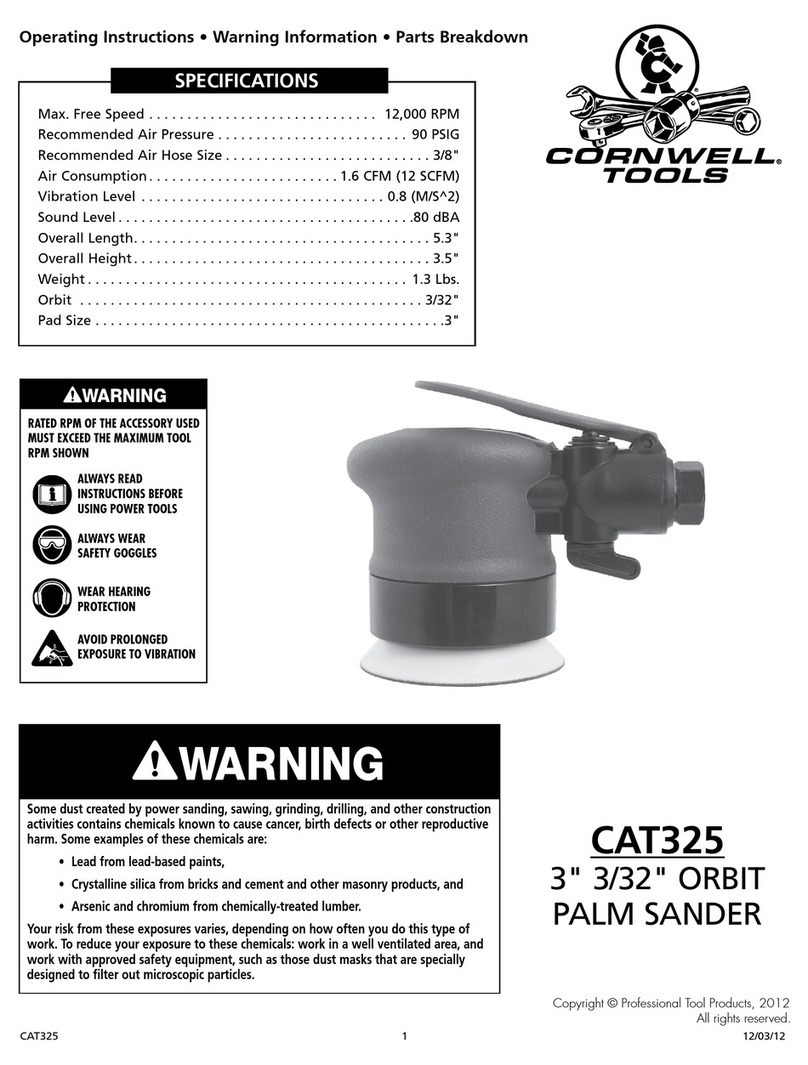 Cornwell Tools CAT325 Manuel utilisateur