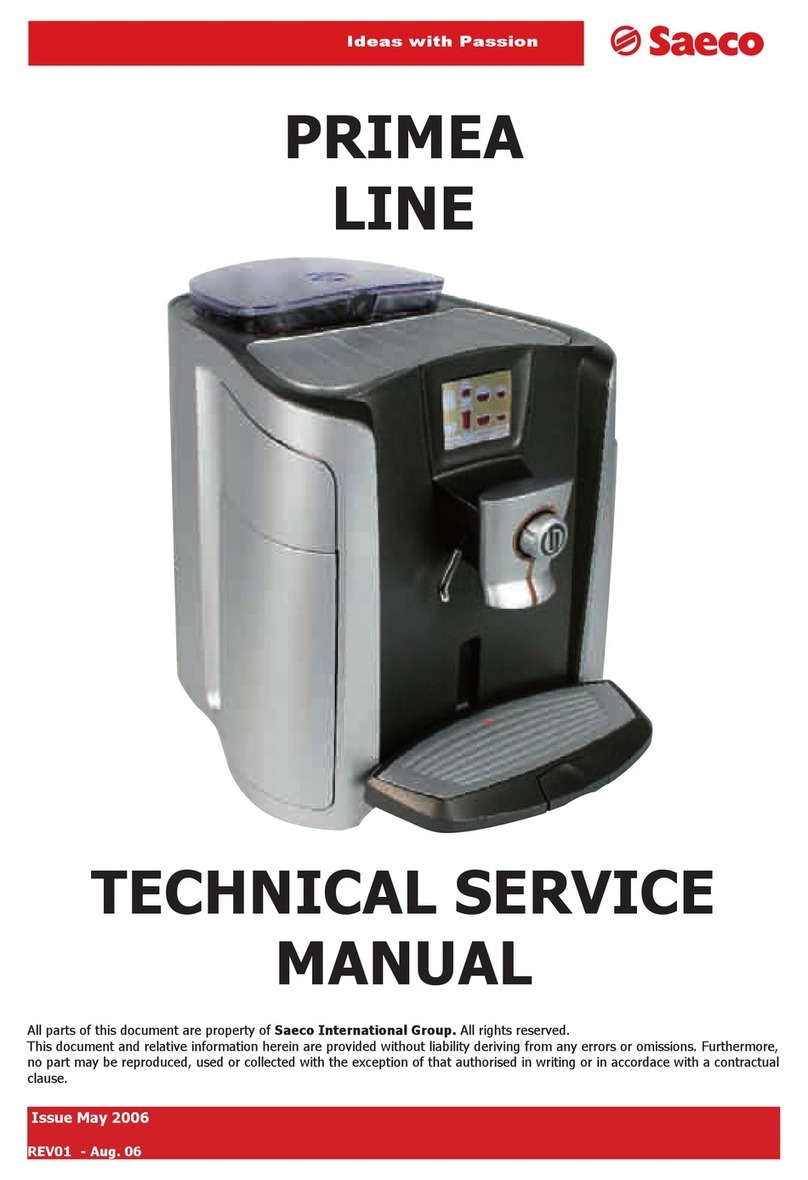 Saeco Prime line Manuel d'utilisation