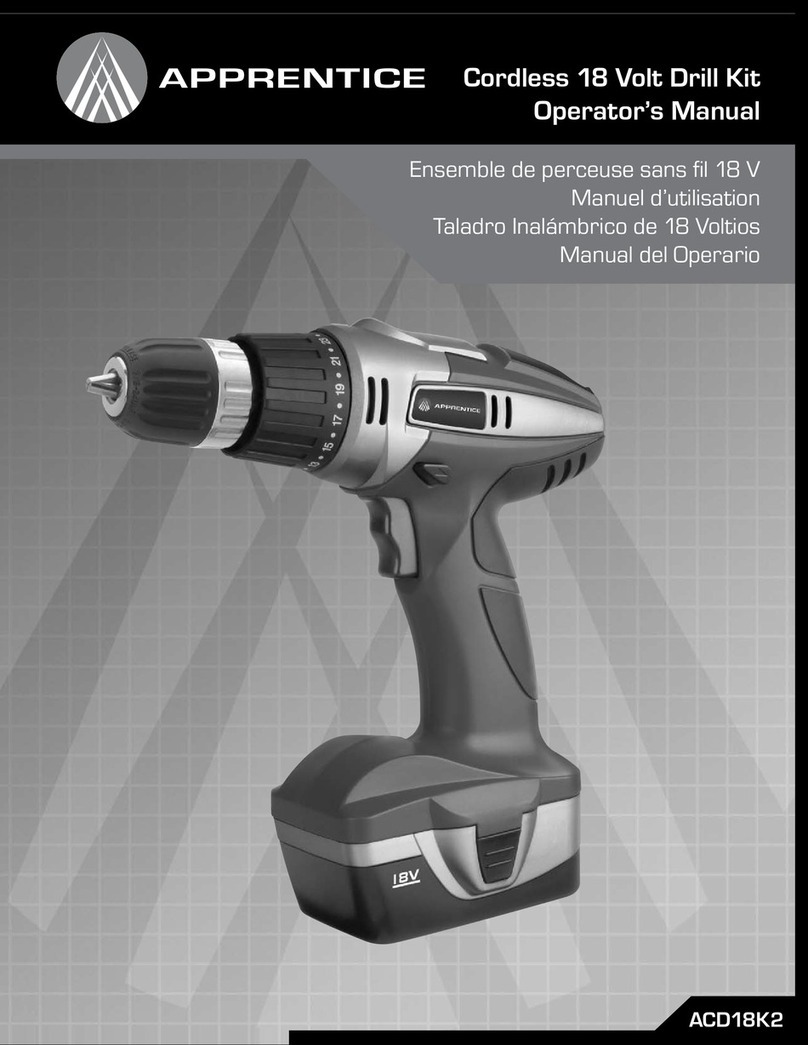 Apprentice ACD18K2 Manuel utilisateur
