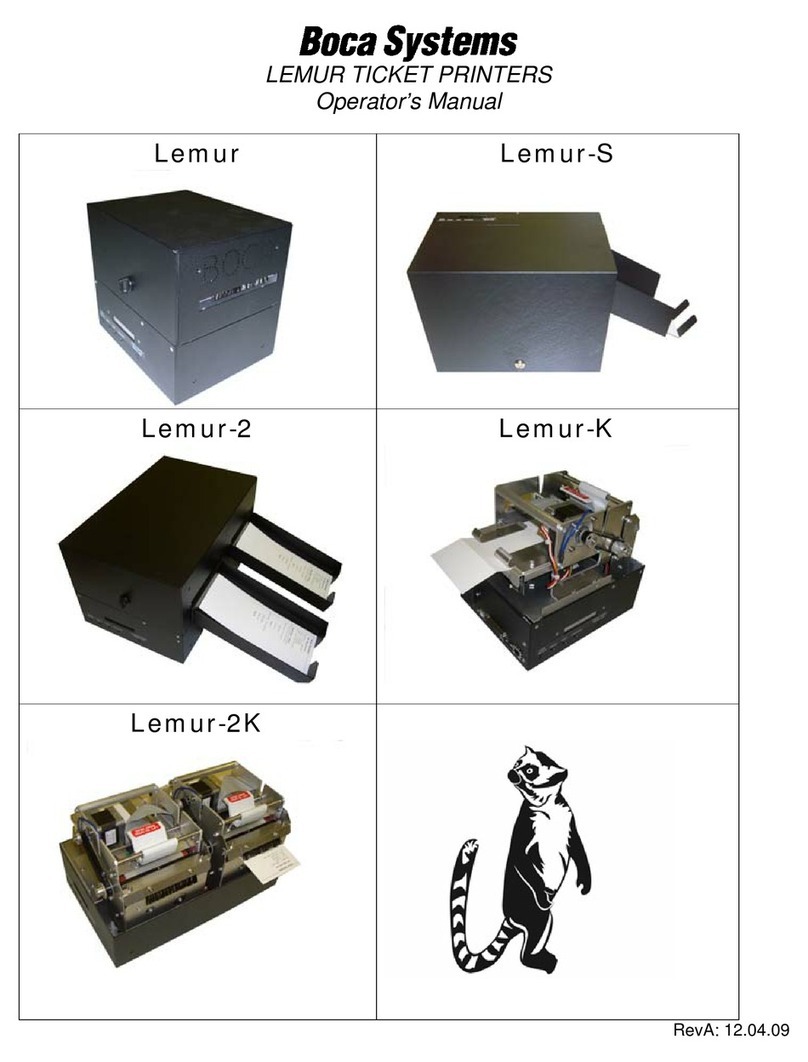 Boca Systems Lemur Manuel utilisateur