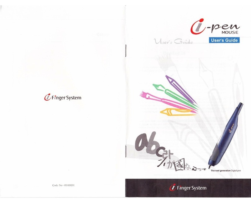 Finger System I-pen Manuel utilisateur