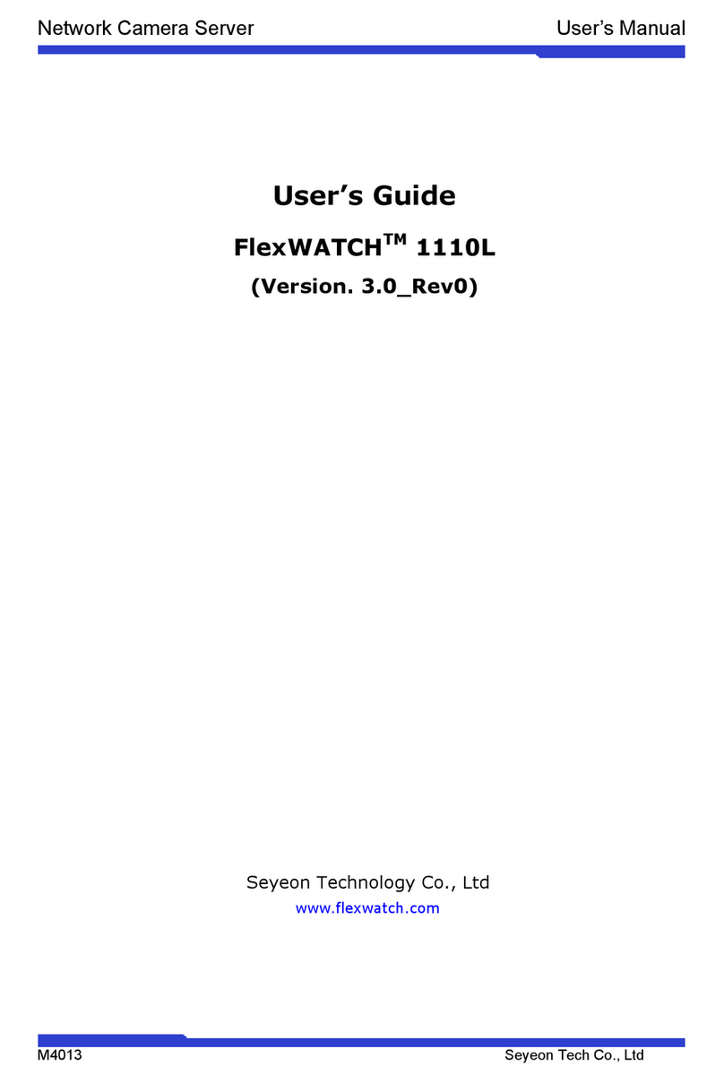 Seyeon Technology FlexWATCH 1110L Manuel utilisateur