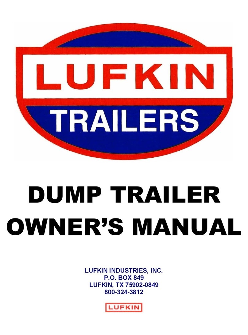 Lufkin Dump Trailer Manuel utilisateur
