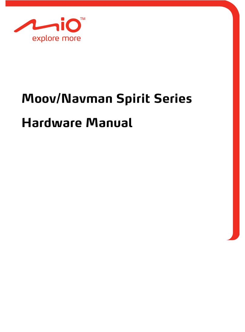 Mio Moov series Manuel utilisateur