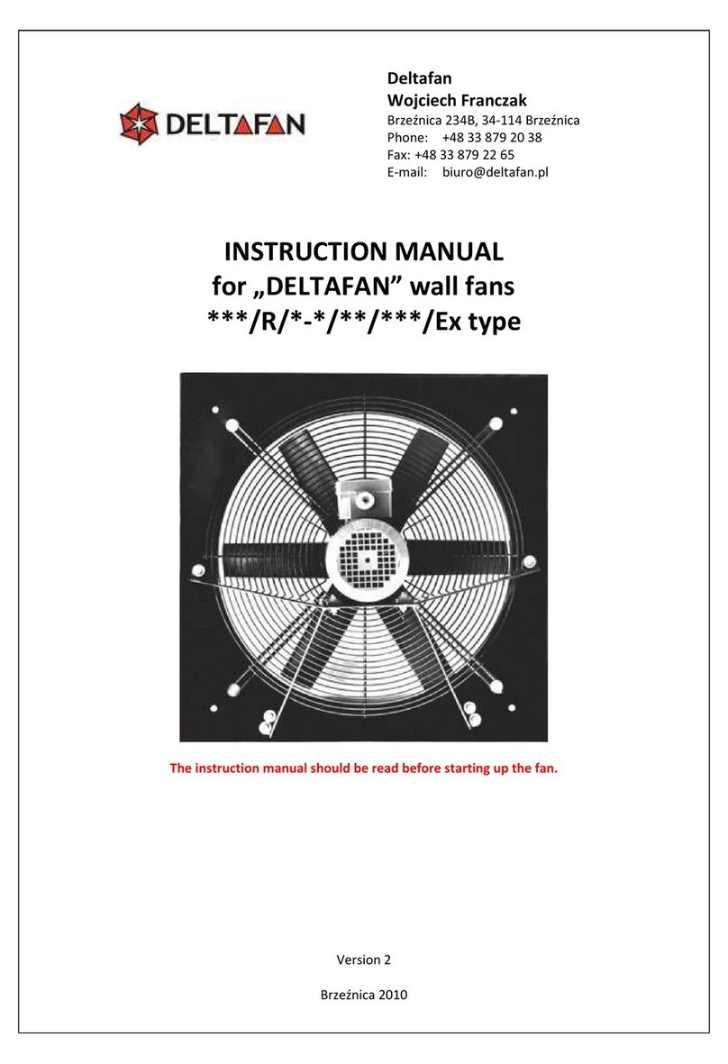 Deltafan Ex Manuel utilisateur