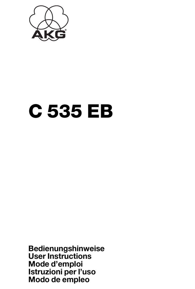 AKG C 535 EB Manuel utilisateur