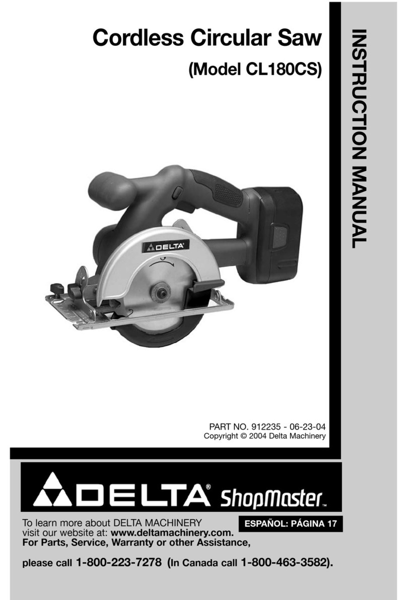 Delta CL180CS Manuel utilisateur