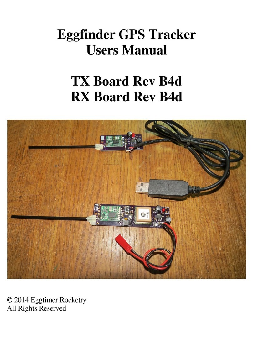 Eggtimer Rocketry TX Board Rev B4d Manuel utilisateur