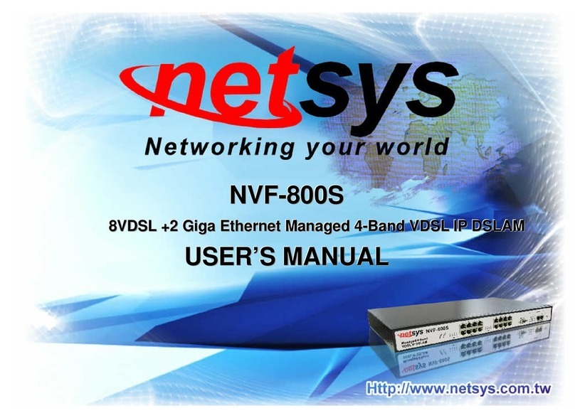 netsys NVF-800S Manuel utilisateur