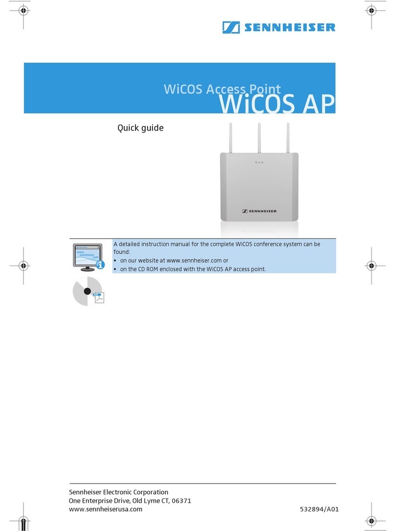 Sennheiser WICOS AP Manuel utilisateur