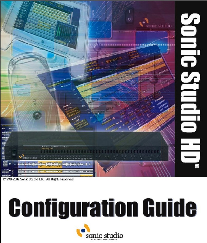 Sonic Studio Studio HD Manuel utilisateur