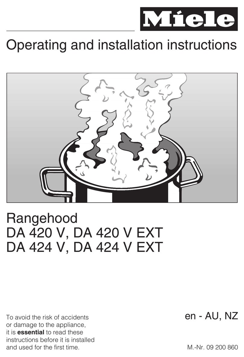 Miele DA 420 V EXT Manuel utilisateur