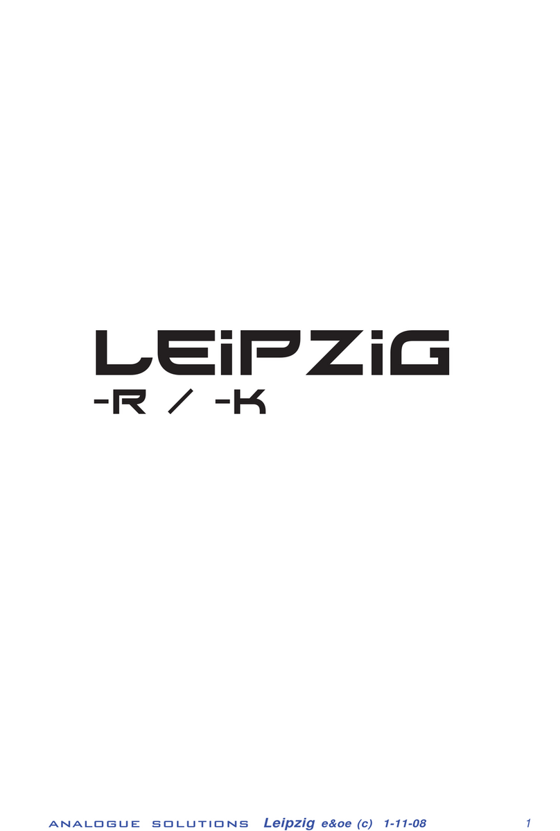 Leipzig -R/-K Manuel utilisateur