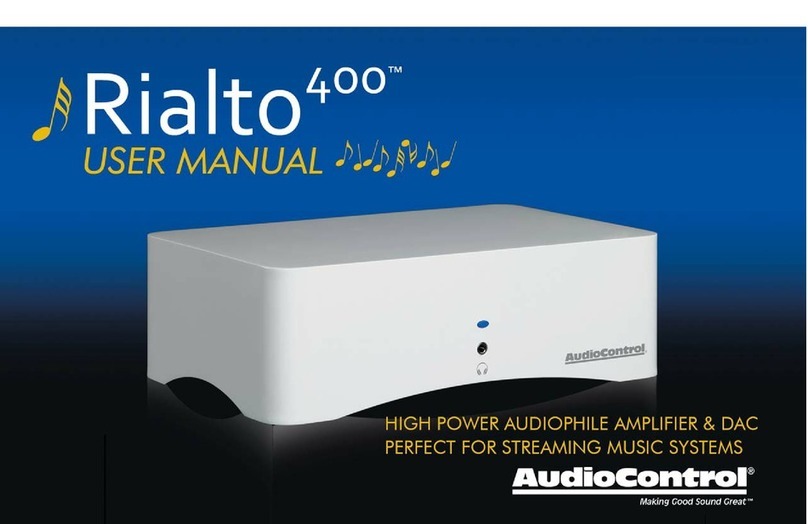 Audio Control Riato400 Manuel utilisateur Audio Control Riato400 Manuel utilisateur