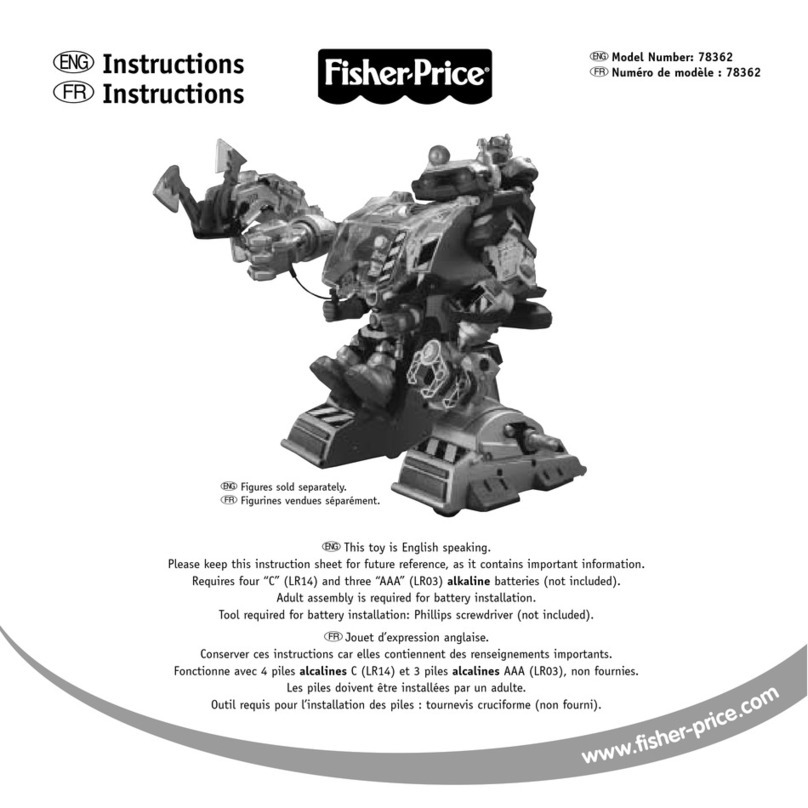 Fisher-Price PowerMax Rescue Heroes Ultimate Robotic Vehicle... Manuel utilisateur