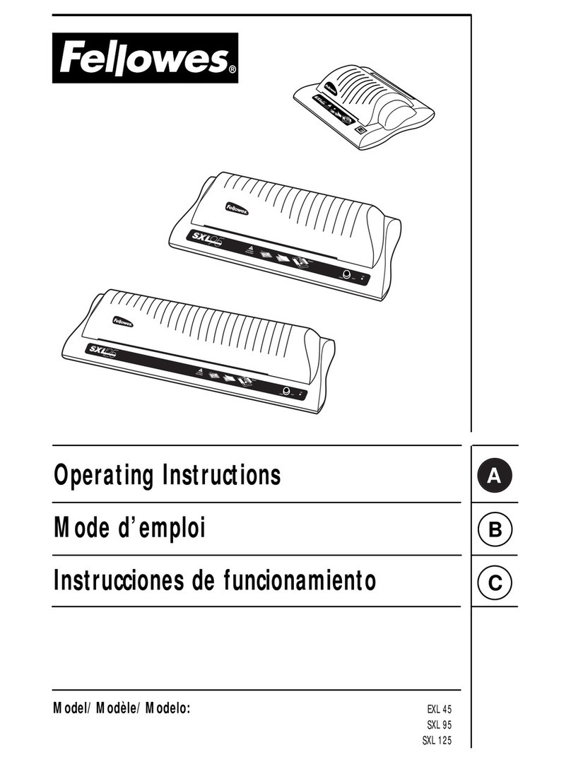 Fellowes EXL 45 Manuel utilisateur