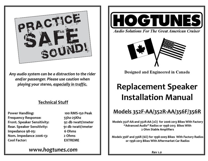 Hogtunes 352F?AA Manuel utilisateur