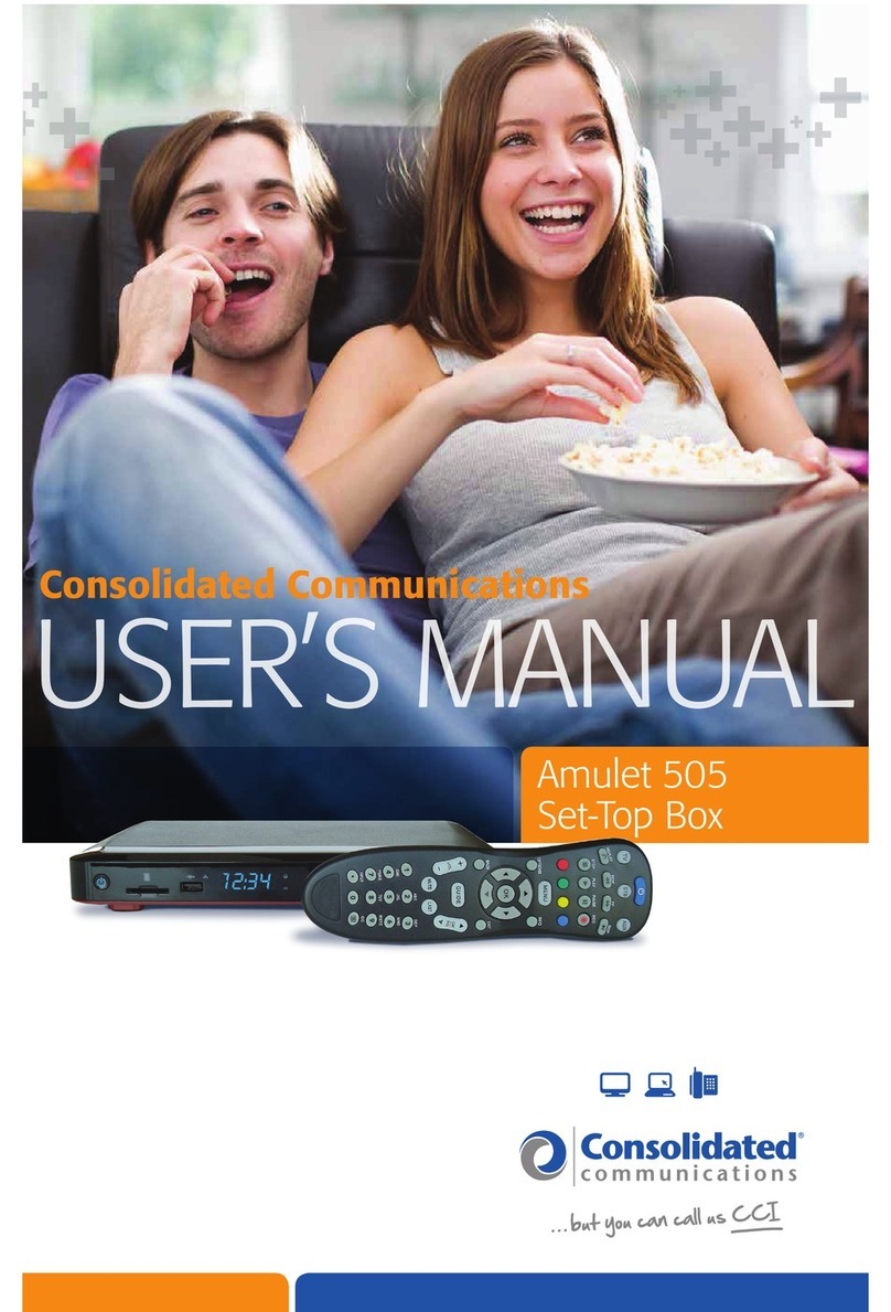 Entone Amulet 505 Manuel utilisateur Entone Amulet 505 Manuel utilisateur