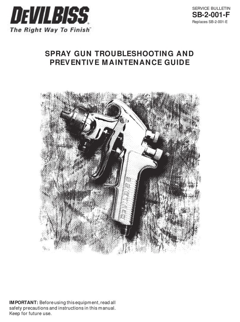 DeVilbiss SB-2-001-F Manuel d'utilisation