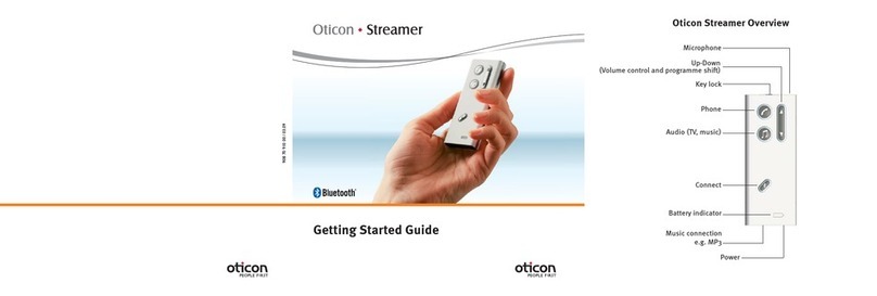 oticon Steamer Manuel utilisateur