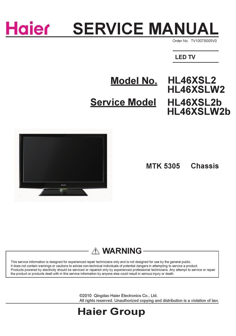 Haier HL46XSL2 Manuel utilisateur