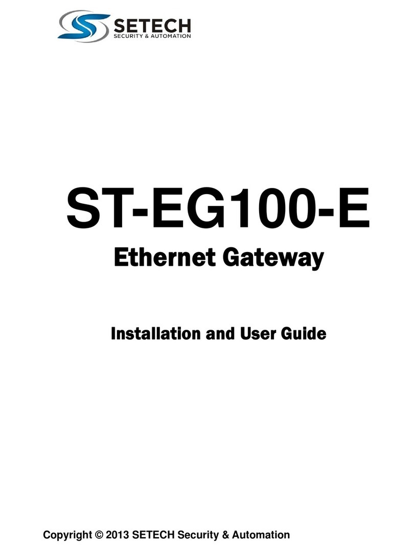 Setech ST-EG100-E Manuel utilisateur