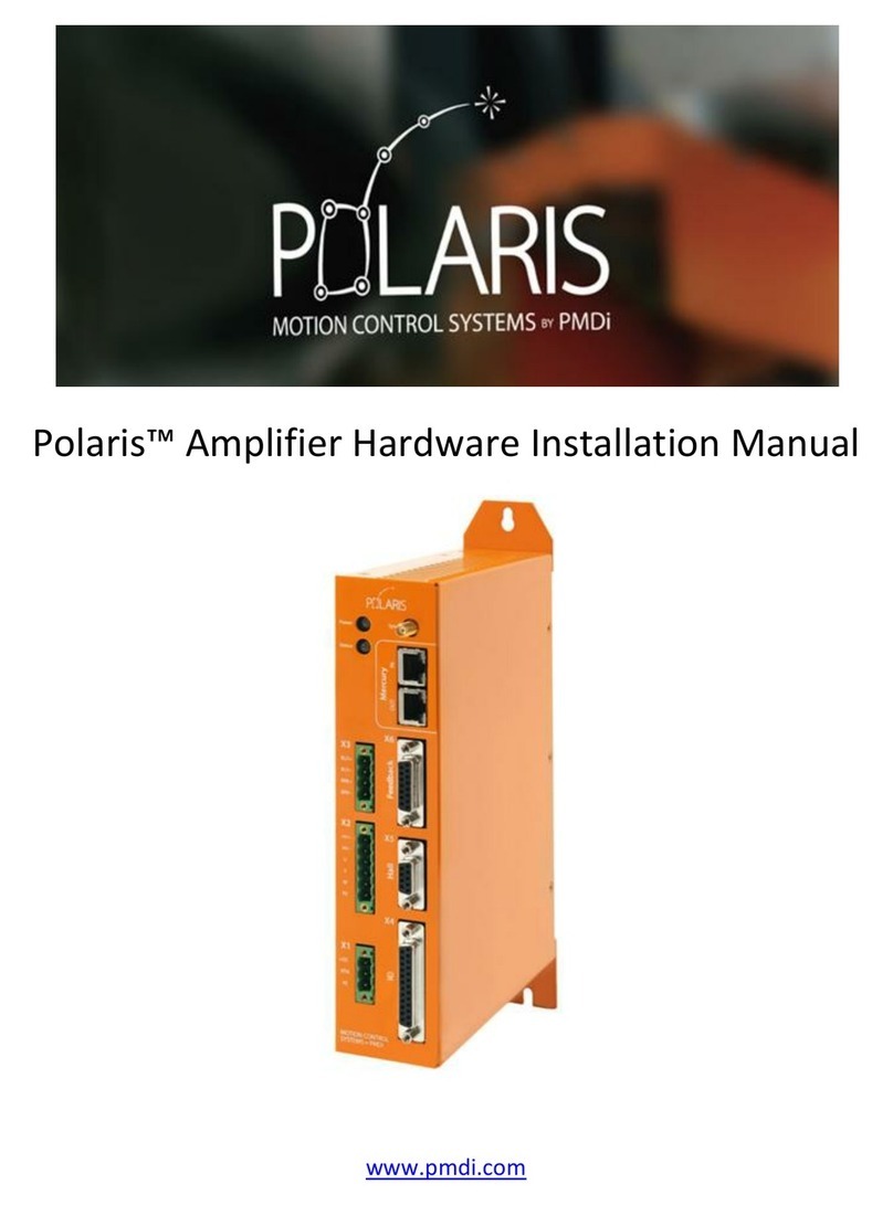 Precision MicroDynamics Polaris Manuel utilisateur