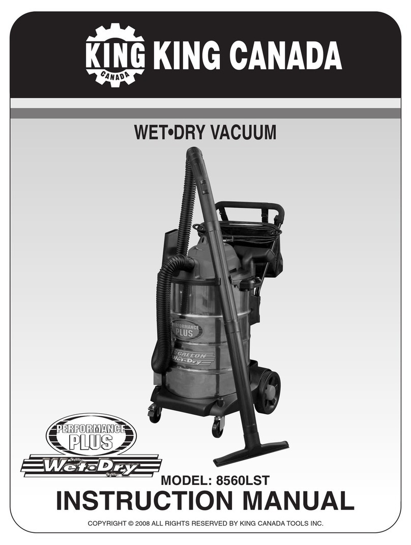 King Canada 8560LST Manuel utilisateur