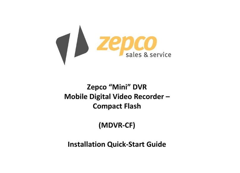 Zepco MDVR?CF Fiche technique