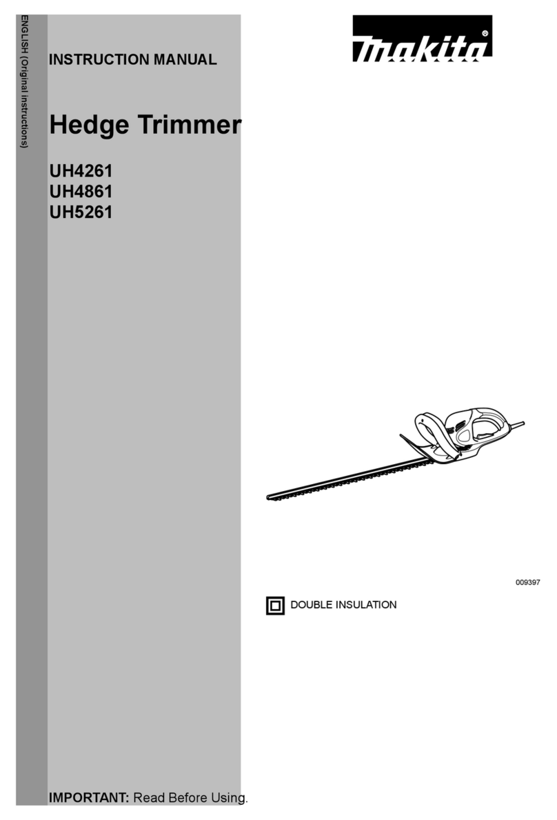 Makita UH4261 Manuel utilisateur Makita UH4261 Manuel utilisateur