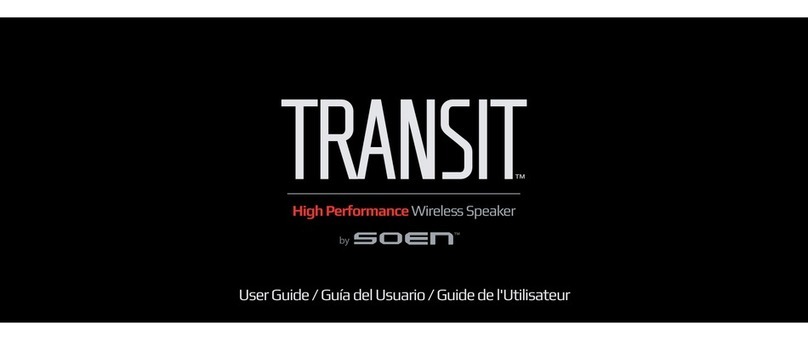 Soen TRANSIT Manuel utilisateur