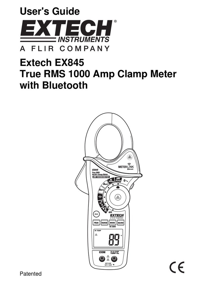 Extech Instruments EX845 Manuel utilisateur Extech Instruments EX845 Manuel utilisateur