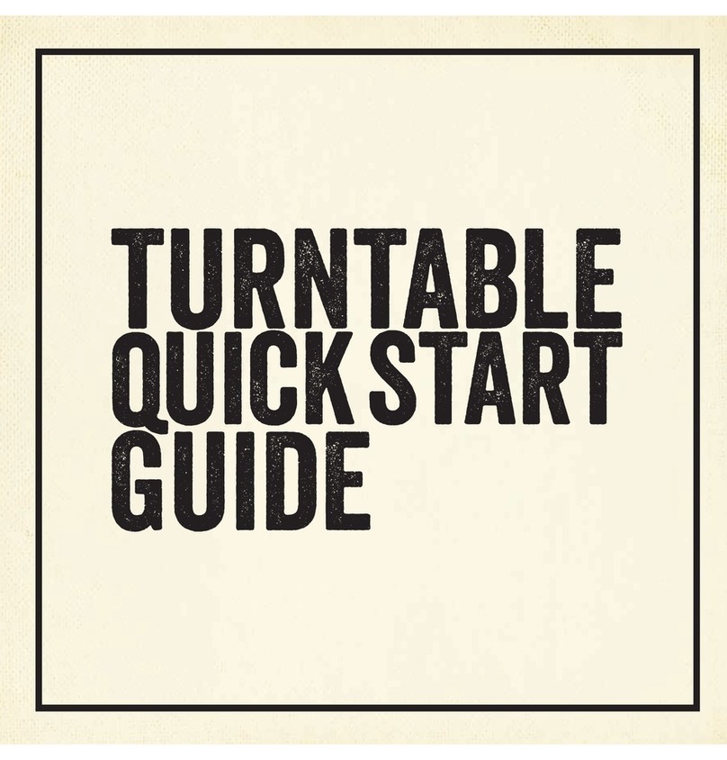 Crosley Turntable Manuel utilisateur