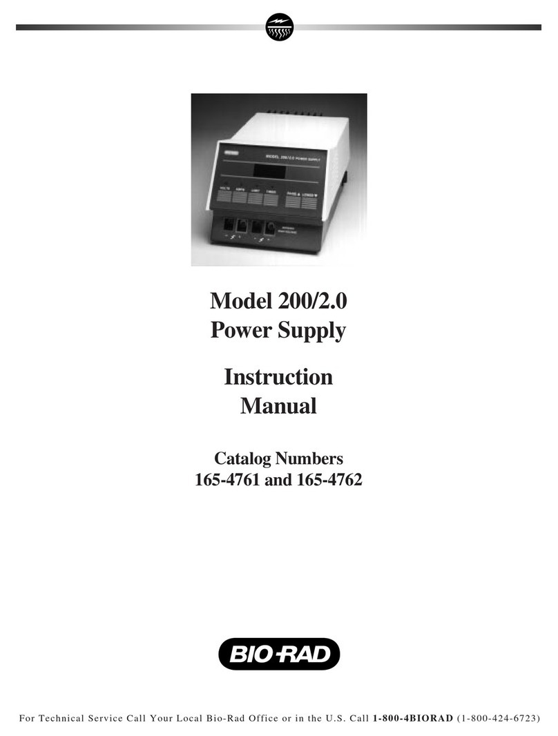 BIO RAD 200/2.0 Manuel utilisateur