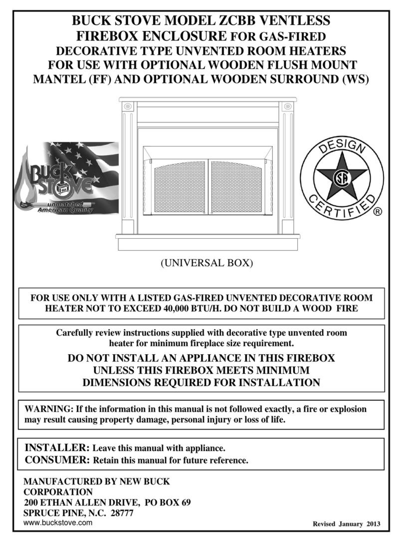 BuckMaster ZCBB VENTLESS Manuel utilisateur