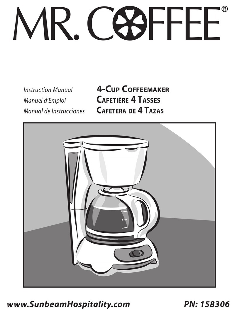 Mr. Coffee 158306 Manuel utilisateur