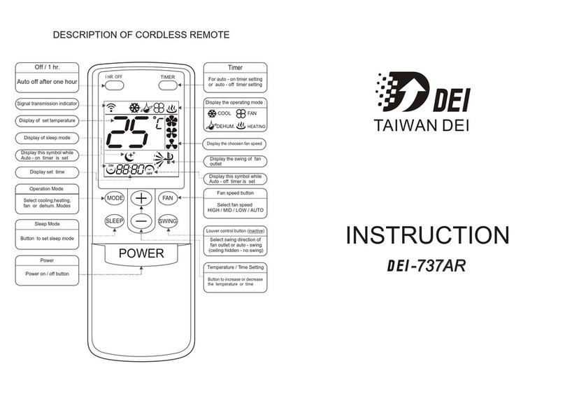 DEI -737AR Manuel utilisateur