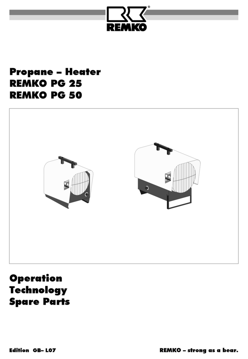 REMKO PG 50 Manuel utilisateur