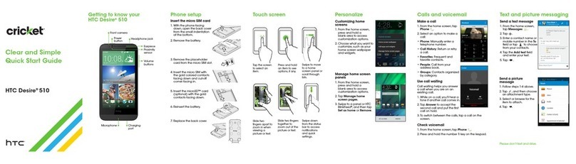 HTC Desire 510 Manuel utilisateur