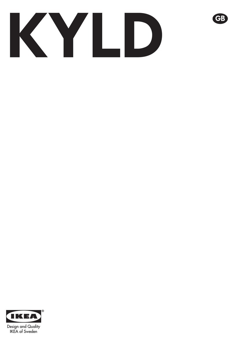 IKEA KYLD Manuel utilisateur