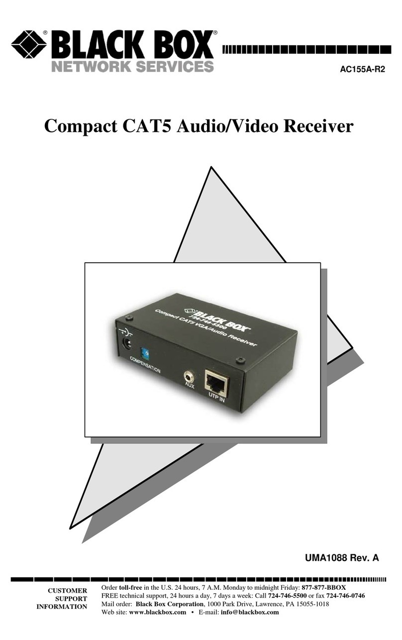 Black Box AC155A-R2 Manuel utilisateur